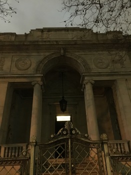Former Pierrepont Morgan Library, now a museum, appears empty and possibly haunted